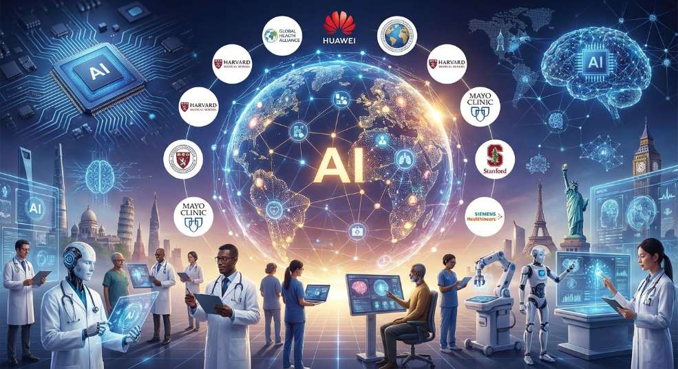 华为启动全球教育医疗伙伴联盟，倡议推动 AI诊疗商业模式落地