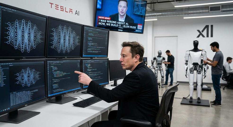 马斯克承认曾抵制人工智能，如今全力投入第二张图