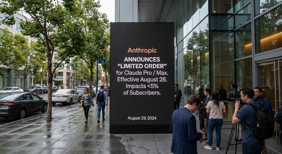Anthropic 对 Claude Pro / Max 开出“限量令”:8 月 28 日起实施,影响不足 5% 订阅者 Anthropic 对 Claude Pro / Max 开出“限量令”:8 月 28 日起实施,影响不足 5% 订阅者第一张图