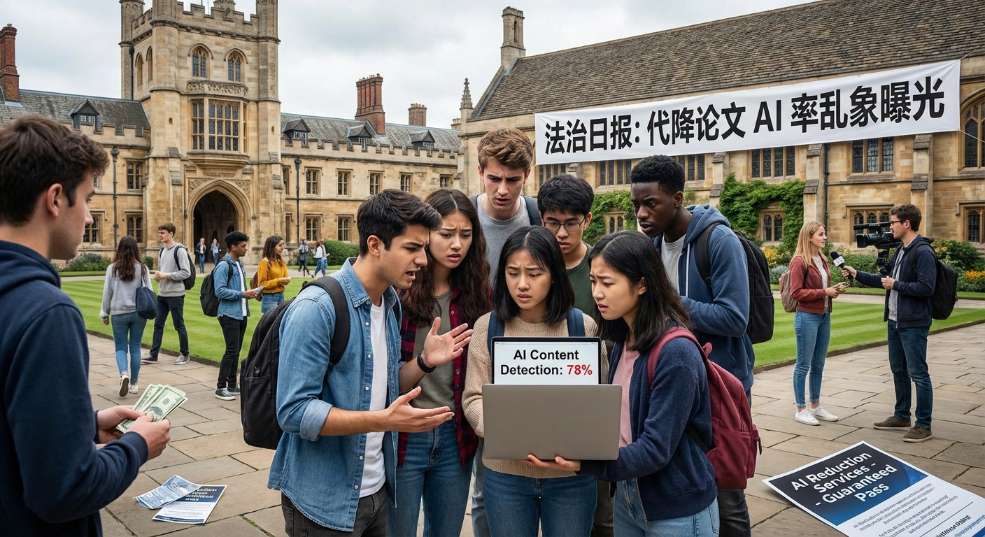 “代降论文 AI 率”乱象曝光：学生花费不菲却维权无门第二张图