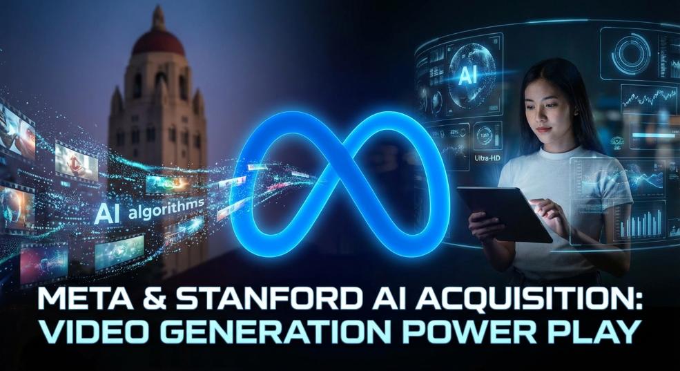 曝Meta 或收购斯坦福天才少女 AI 创企，发力视频生成