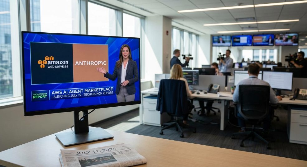 消息称亚马逊 AWS 将于 7 月 15 日推出 AI 智能体市场，Anthropic 参与第一张图