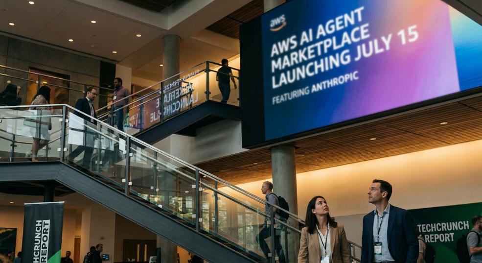 消息称亚马逊 AWS 将于 7 月 15 日推出 AI 智能体市场，Anthropic 参与第二张图