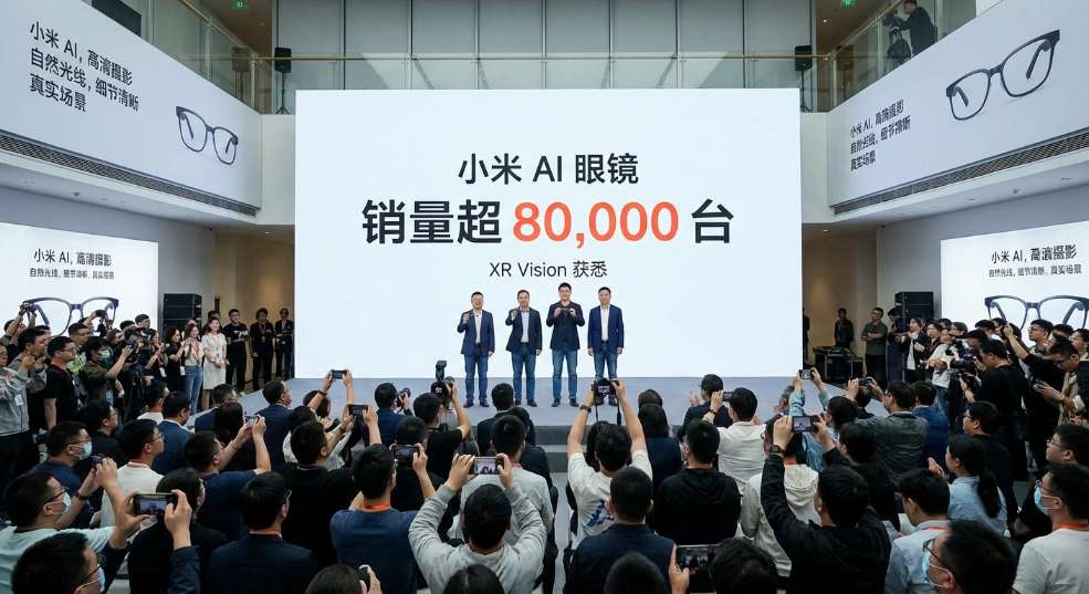 小米 AI 眼镜卖爆：销量超 8 万第一张图