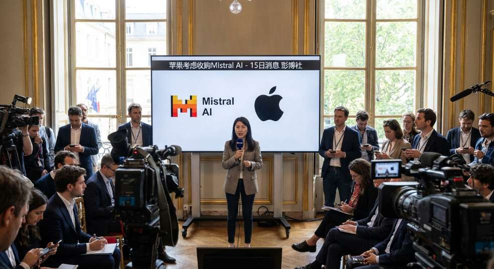 消息称苹果考虑收购欧洲最大 AI 初创公司 Mistral，有望推动其史上最大并购案第一张图