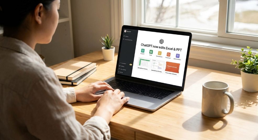 ChatGPT 有望原生支持编辑 Excel 和 PPT 文件，OpenAI 挑战微软 Office第一张图