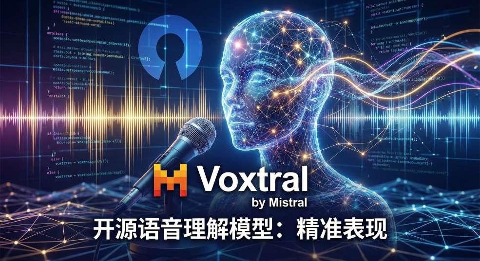 Mistral 推出 Voxtral 系列语音理解模型：以开源形式提供出色正确率