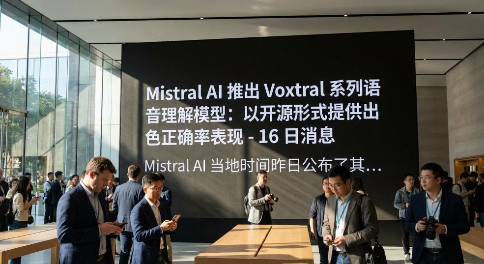 Mistral 推出 Voxtral 系列语音理解模型：以开源形式提供出色正确率表现第一张图