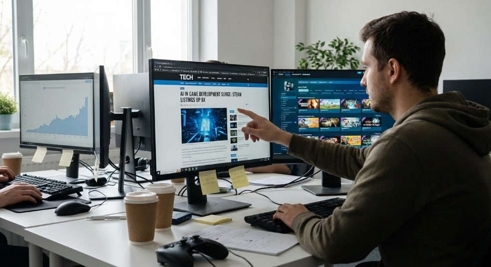 生成式 AI 大举进军游戏开发行业,Steam 上架作品中使用量激增 8 倍 生成式 AI 大举进军游戏开发行业,Steam 上架作品中使用量激增 8 倍第一张图