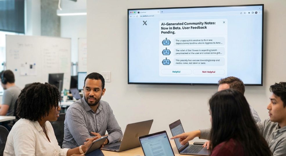 X 平台将允许 AI 机器人撰写社区注释，由用户反馈决定相应内容是否公开展示第二张图