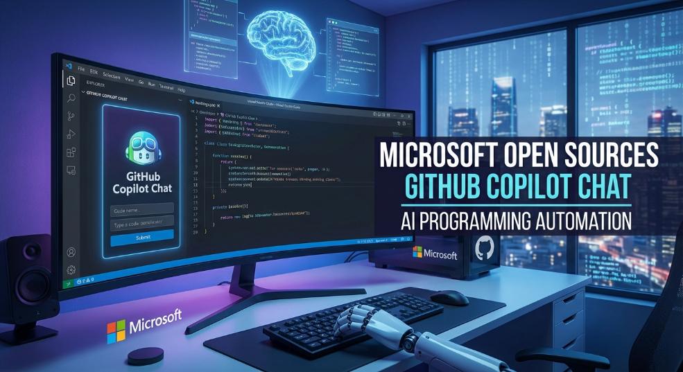 微软开源适用于 VS Code 的 GitHub Copilot Chat 扩展