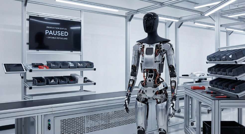 特斯拉暂停人形机器人生产