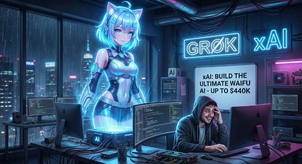 马斯克的 xAI 招聘工程师为 Grok 开发“动漫女友”，最高年薪 44 万美