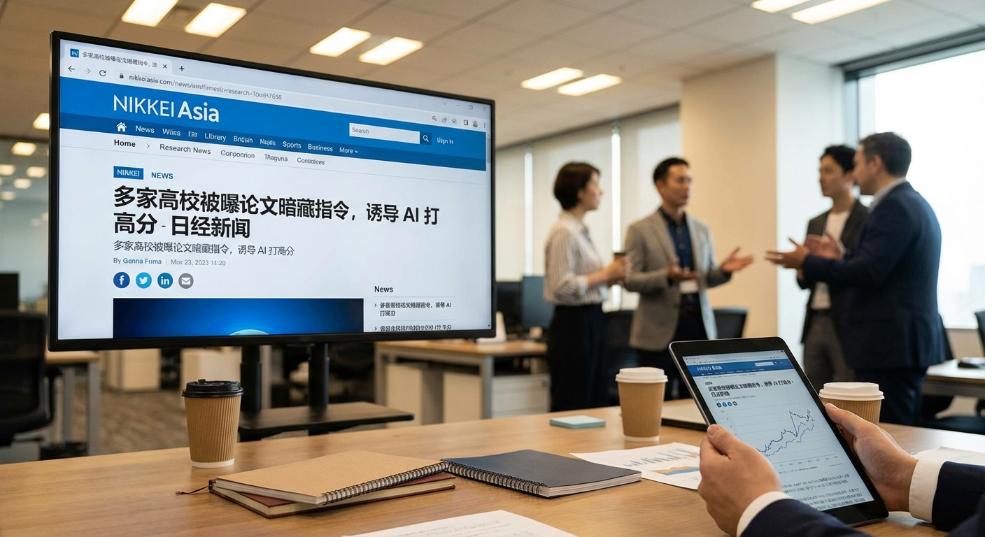 多家高校被曝论文暗藏指令，诱导 AI 打高分第二张图