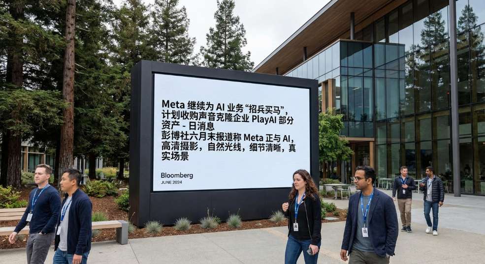 Meta 继续为 AI 业务“招兵买马”，计划收购声音克隆企业 PlayAI 部分资产第一张图