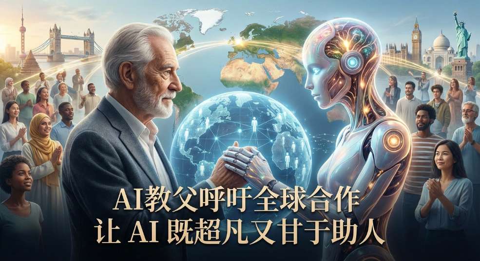 AI教父呼吁全球合作：让 AI 既超凡又甘于助人