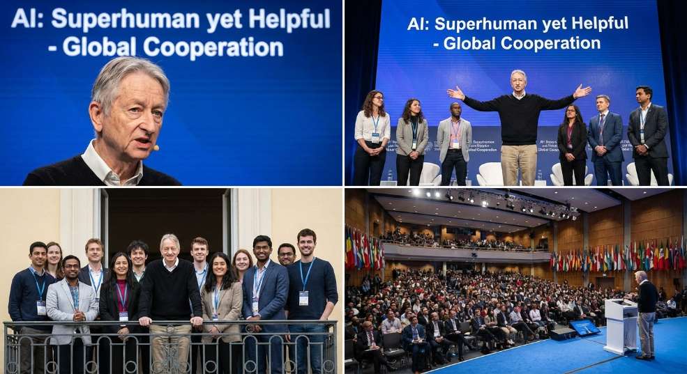 AI教父呼吁全球合作：让 AI 既超凡又甘于助人第二张图