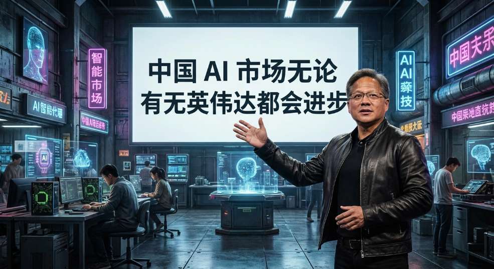 黄仁勋：中国 AI 市场无论有无英伟达都会进步