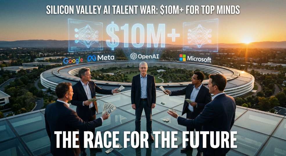 硅谷 AI 人才争夺战愈发激烈：年薪千万美元抢夺顶尖科学家