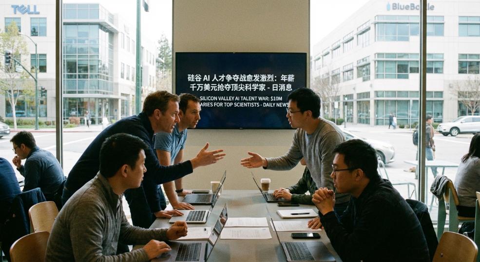 硅谷 AI 人才争夺战愈发激烈:年薪千万美元抢夺顶尖科学家 硅谷 AI 人才争夺战愈发激烈:年薪千万美元抢夺顶尖科学家第一张图