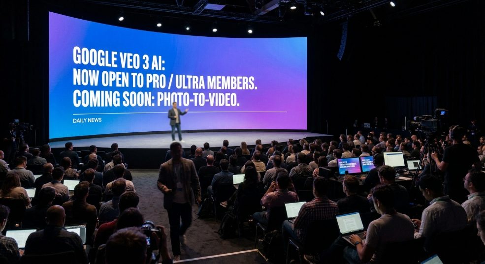 谷歌 Veo 3 AI 文生视频模型正式向 Pro / Ultra 会员开放，后续将新增“照片生成视频”功能第二张图