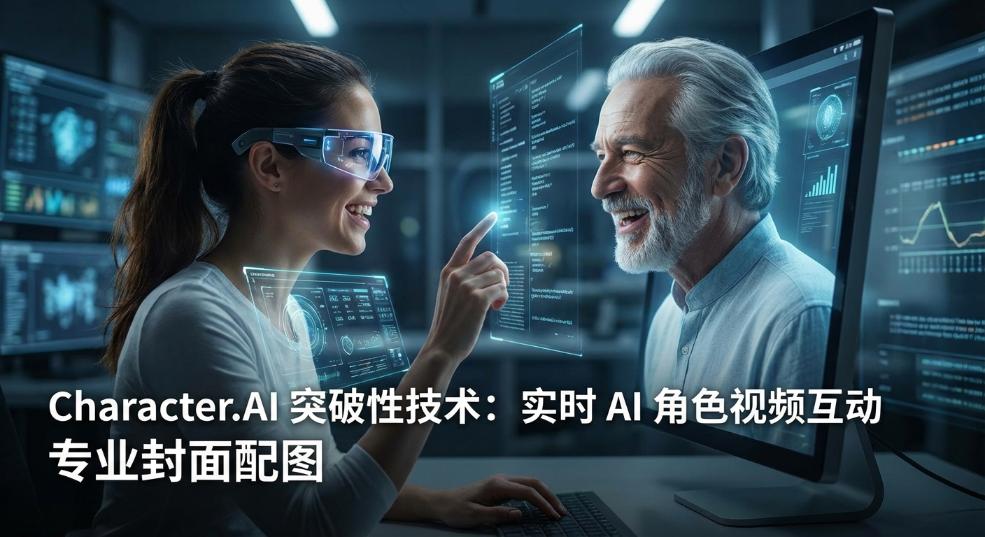 Character.AI 突破性技术：实时 AI 角色视频互动