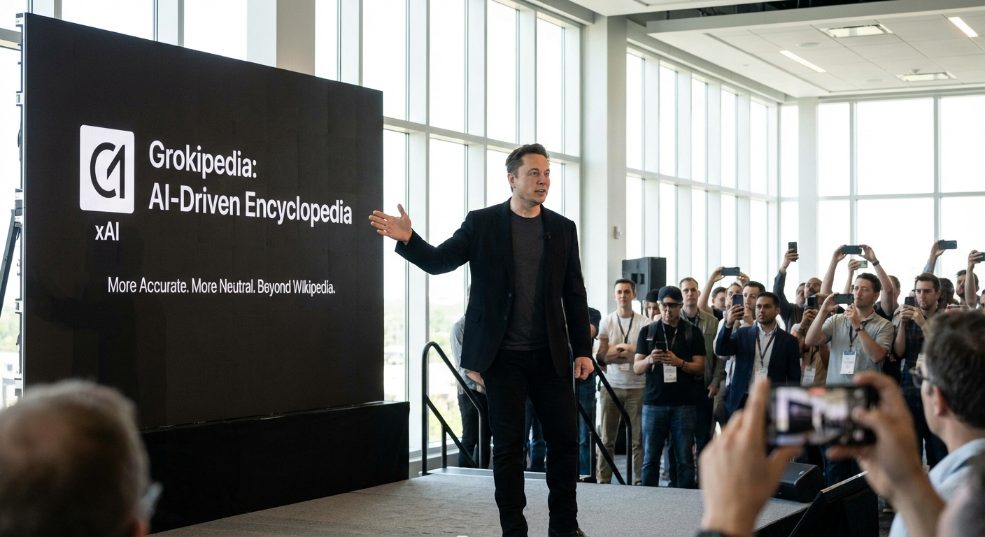 马斯克将推 xAI 驱动的百科平台 Grokipedia，声称准确性、中立性会超过维基第一张图