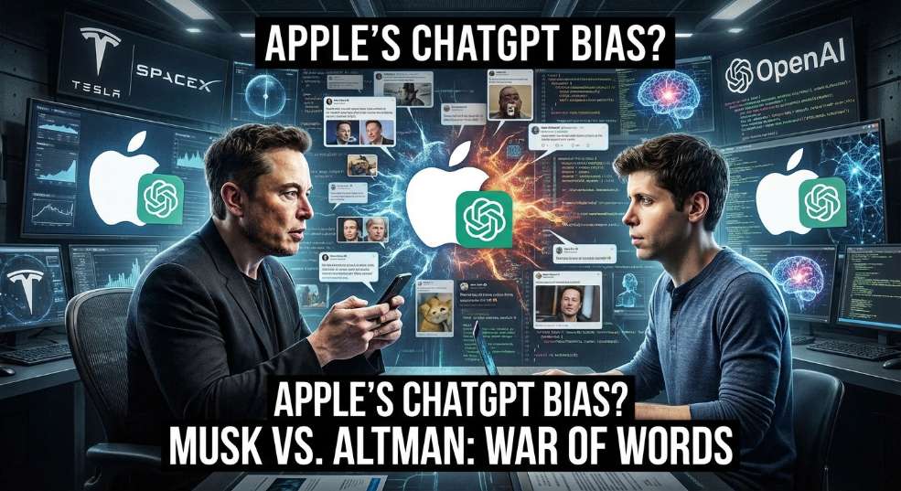 指责苹果偏袒 ChatGPT 后，马斯克与 Altman 在网上互喷