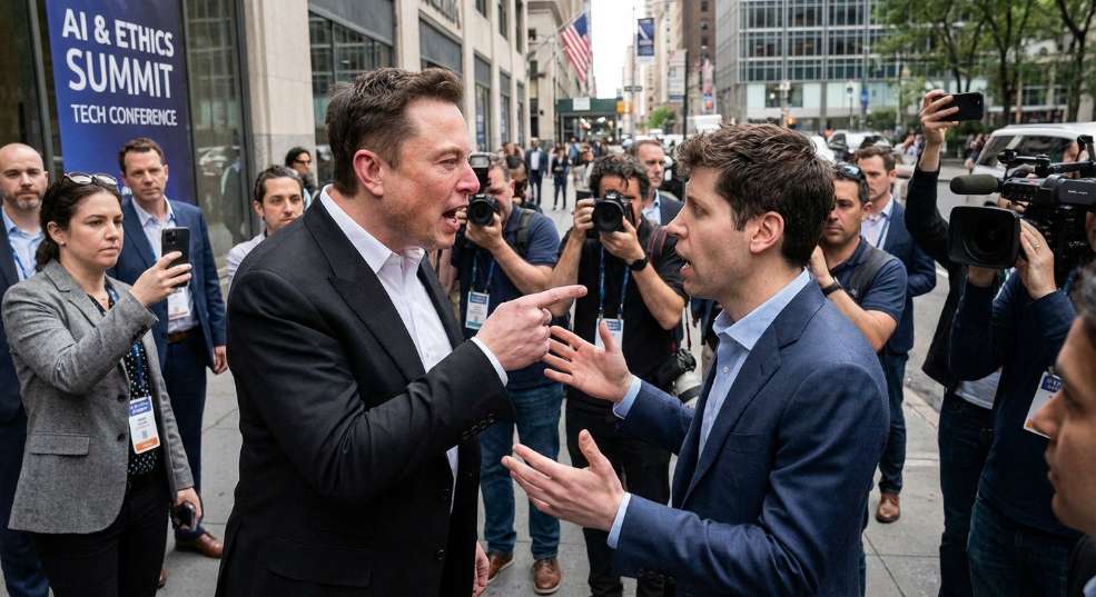 指责苹果偏袒 ChatGPT 后，马斯克与 Altman 在网上互喷第一张图