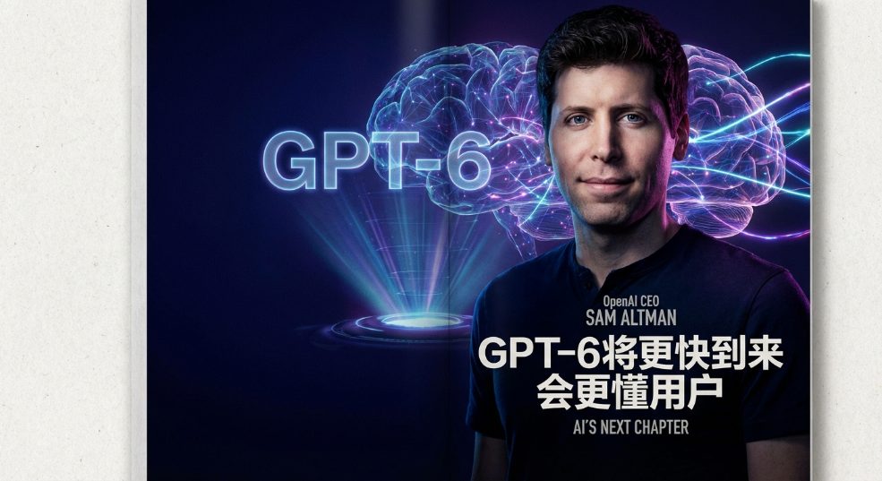 OpenAI CEO 奥尔特曼：GPT-6 将更快到来，会更懂用户