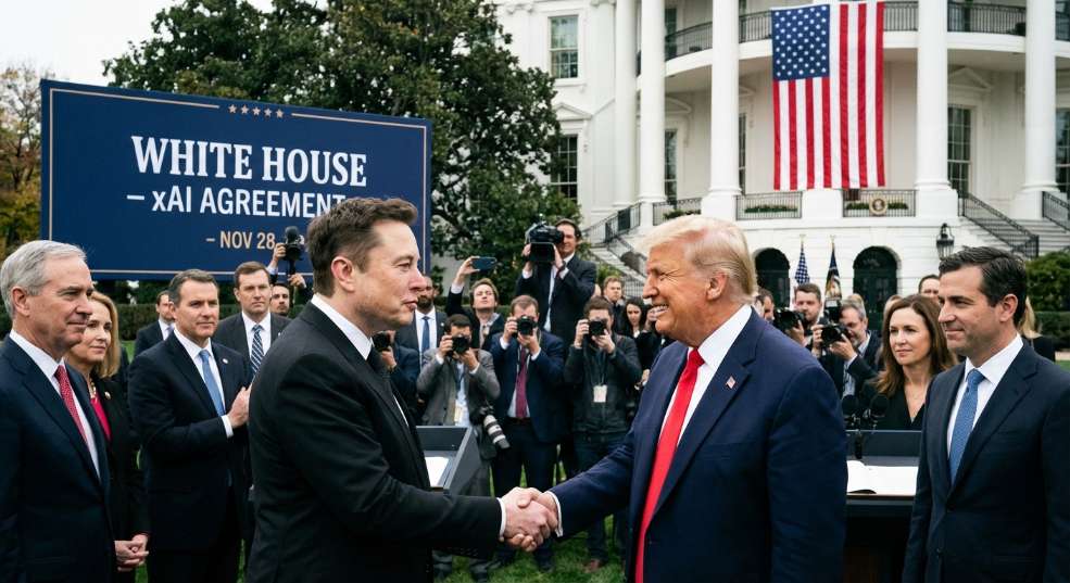 和好了?美政府与 xAI 达成协议,马斯克感谢特朗普 和好了?美政府与 xAI 达成协议,马斯克感谢特朗普第二张图
