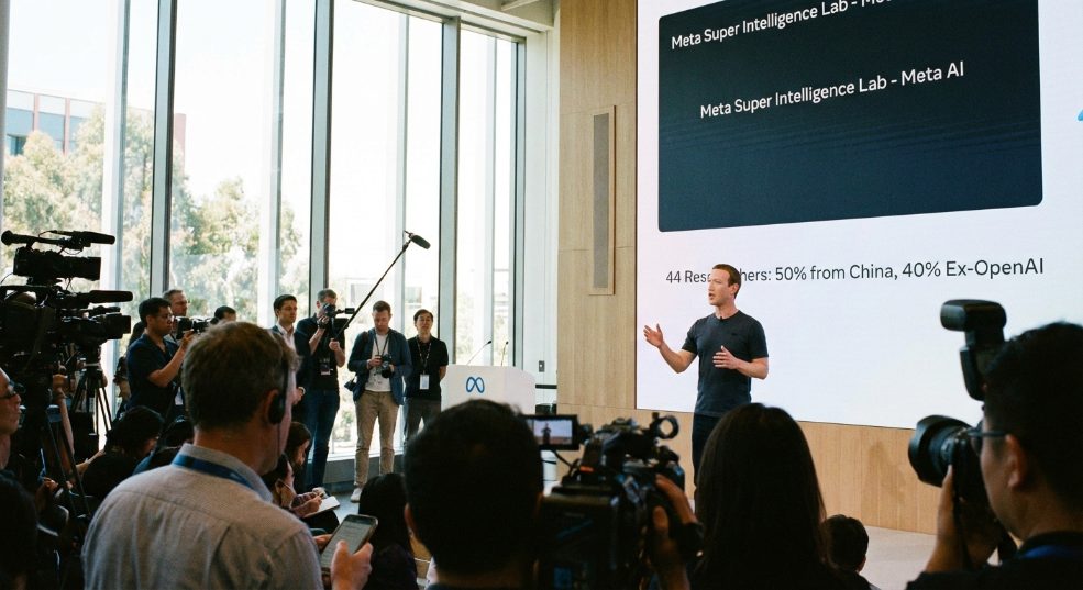 消息称 Meta 超级智能实验室已招募 44 人:一半来自中国,40% 曾在 OpenAI 任职 消息称 Meta 超级智能实验室已招募 44 人:一半来自中国,40% 曾在 OpenAI 任职第一张图