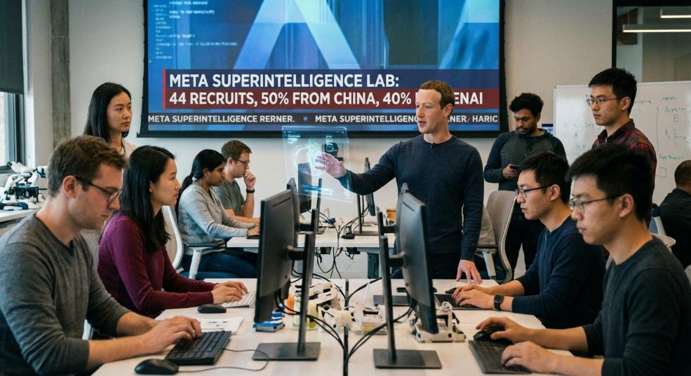 消息称 Meta 超级智能实验室已招募 44 人:一半来自中国,40% 曾在 OpenAI 任职 消息称 Meta 超级智能实验室已招募 44 人:一半来自中国,40% 曾在 OpenAI 任职第二张图