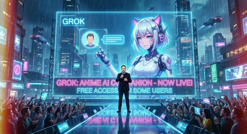 马斯克宣布 Grok 上线动漫 AI 伴侣功能，部分免费用户亦可试用