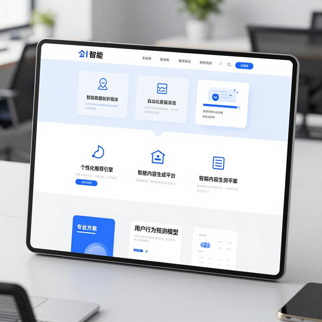 企业网站接入AI功能的5种开发方案 让转化率飙升267%的秘密第三张图