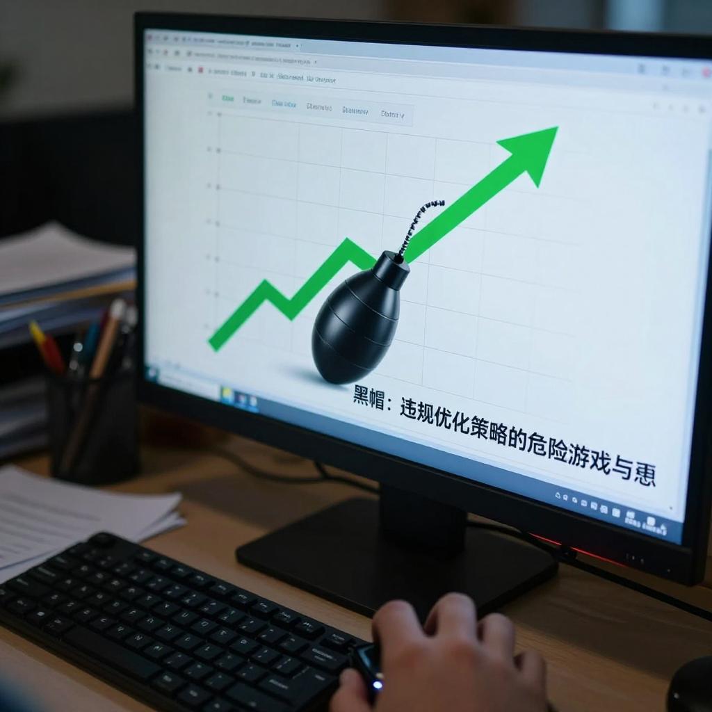 黑帽SEO：违规优化策略的危险游戏与惩罚风险