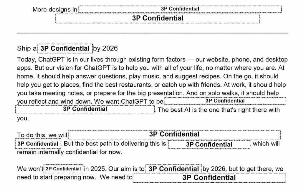 OpenAI 首款 AI硬件被曝 2026 年登场，ChatGPT 全面融入用户