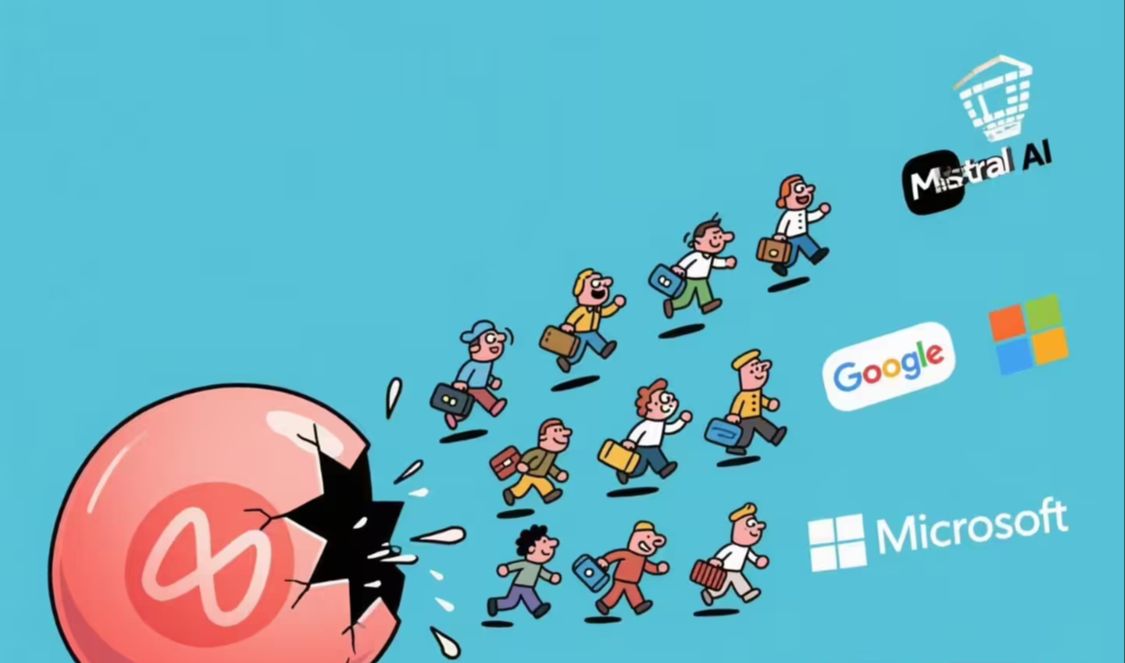 Meta Llama 创始团队被曝分崩离析：14 名 AI 核心人才中 11 人