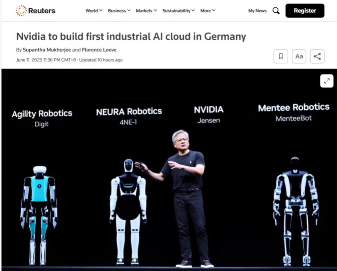 ab90ee69j00sxq51c001yd000v900p3p 英伟达开启“攻城略地”模式,拟在欧洲建设 20 座 AI 工厂