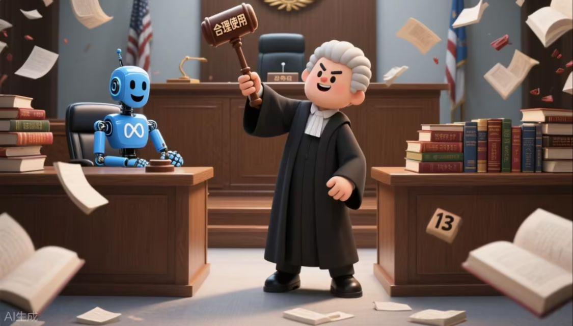 5c113bbej00syg1280020d000v900hsp 美法官裁定 Meta 用受版权保护书籍训练 AI 属合理使用,13 名作家起诉遭驳回