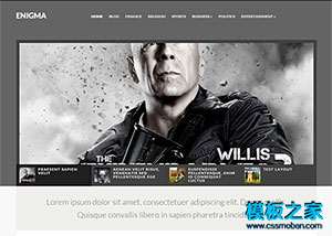 html代码网站模板