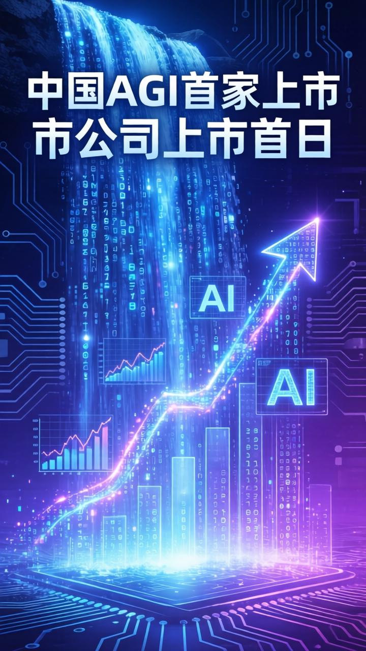 中国AGI第一股上市首日暴涨，背后竟藏着一个“上瘾”的秘密