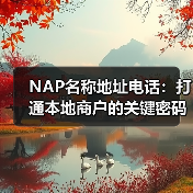 NAP名称地址电话:打通本地商户的关键密码(图2) NAP名称地址电话:打通本地商户的关键密码(图2)