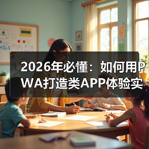 2026年必懂:如何用PWA打造类APP体验实现移动端极致优化(图2) 2026年必懂:如何用PWA打造类APP体验实现移动端极致优化(图2)