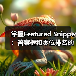 掌握Featured Snippet：答案框和零位排名的秘密武器（图4）