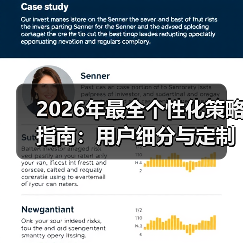 2026年最全个性化策略指南:用户细分与定制内容的变革之路(图4) 2026年最全个性化策略指南:用户细分与定制内容的变革之路(图4)