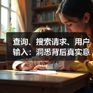 查询、搜索请求、用户输入：洞悉背后真实意图的秘密