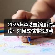 2026年算法更新破解指南：如何应对排名波动与策略调整（图4）
