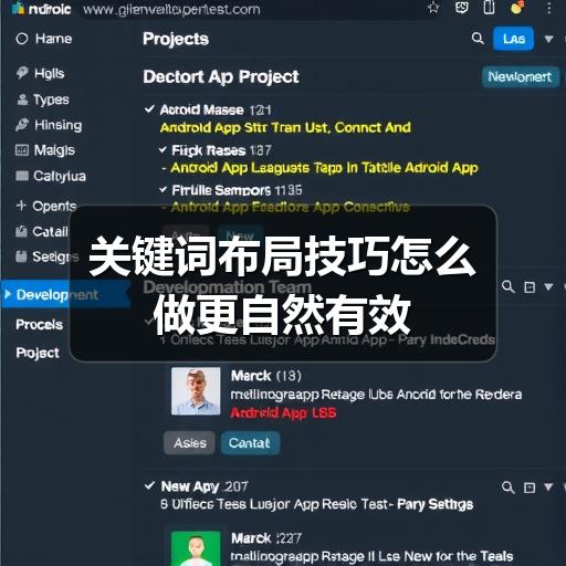 关键词布局技巧怎么做更自然有效
