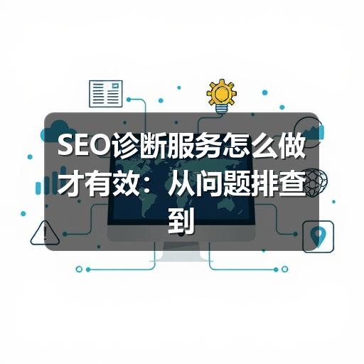 SEO诊断服务怎么做才有效：从问题排查到优化落地